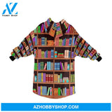 Book Blanket Hoodie For Women - Gift Idea for Book Lovers