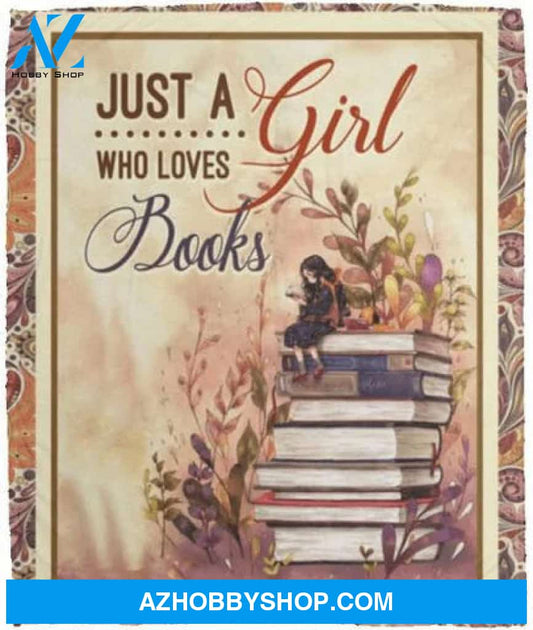 Book Blanket, Just A Girl Who Loves Books, Book Lovers