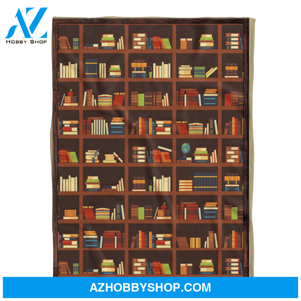 Book Blanket, Librarian Gifts For Librarian, Bookcase Book, Perfect Gift for Book Lovers, Reading Book