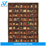 Book Blanket, Librarian Gifts For Librarian, Bookcase Book, Perfect Gift for Book Lovers, Reading Book