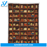 Book Blanket, Librarian Gifts For Librarian, Bookcase Book, Perfect Gift for Book Lovers, Reading Book