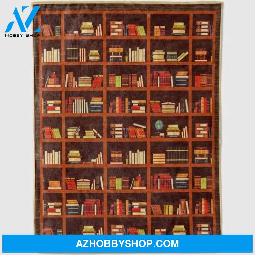 Book Blanket, Librarian Gifts For Librarian, Bookcase Book, Perfect Gift for Book Lovers, Reading Book