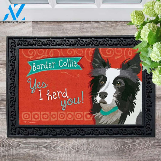 Border Collie Doormat - 18" x 30"