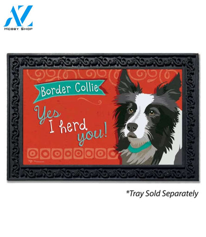 Border Collie Doormat - 18" x 30"