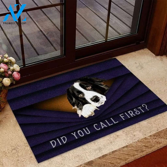 BORDER COLLIE Indoor And Outdoor Doormat Warm House Gift Welcome Mat Gift For Friend For Border Dog Lovers