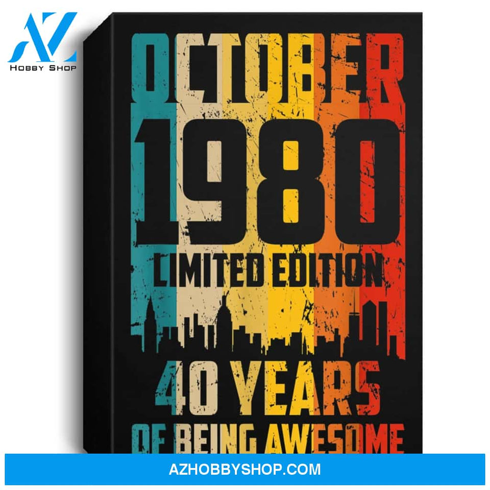 Born In 1980 October Birthday Libra Amp Scorpio Star Sign Portrait Canvas