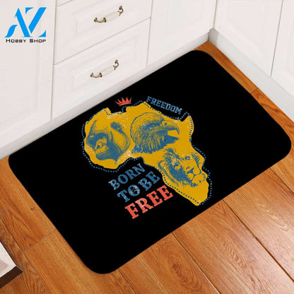 Born To Be Free SW1829 Door Mat