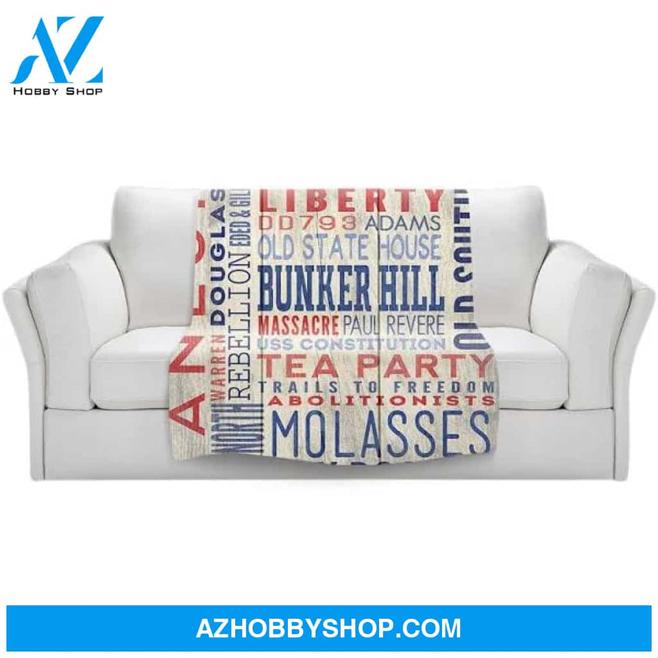 Boston Blankets By Lantern Press Quotes