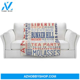 Boston Blankets By Lantern Press Quotes