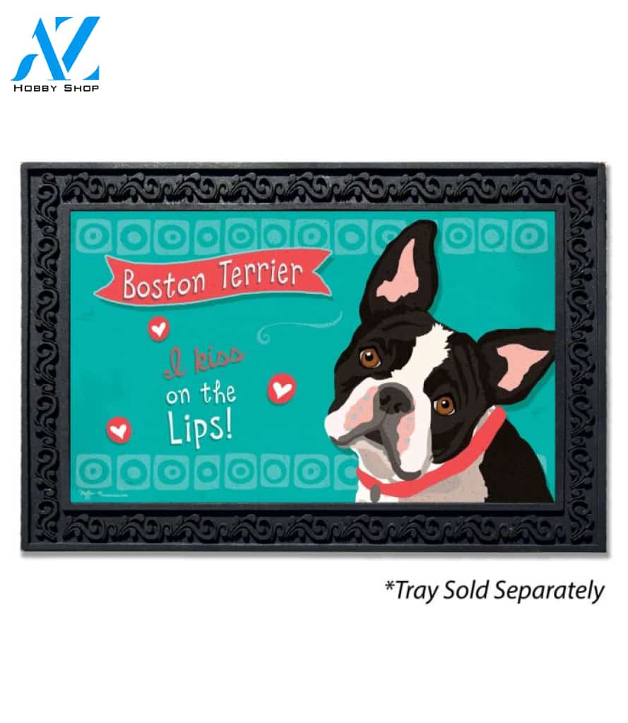 Boston Terrier Doormat - 18" x 30"