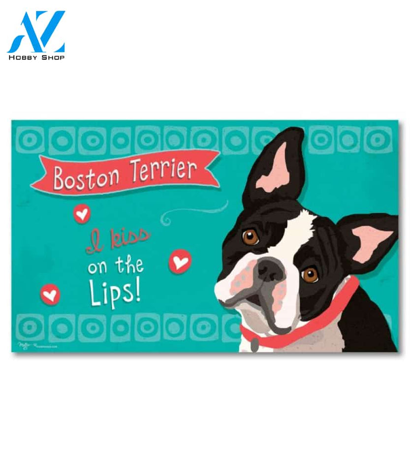 Boston Terrier Doormat - 18" x 30"
