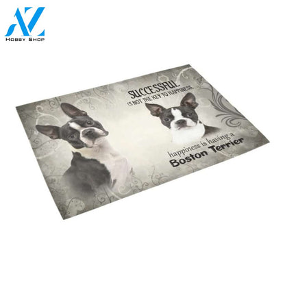 Boston Terrier Doormat - Welcome Mat - Home Decor