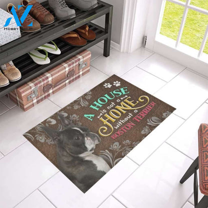 Boston Terrier Home Doormat - Welcome Mat - Home Decor