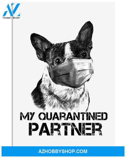 Boston terrier my partner poster