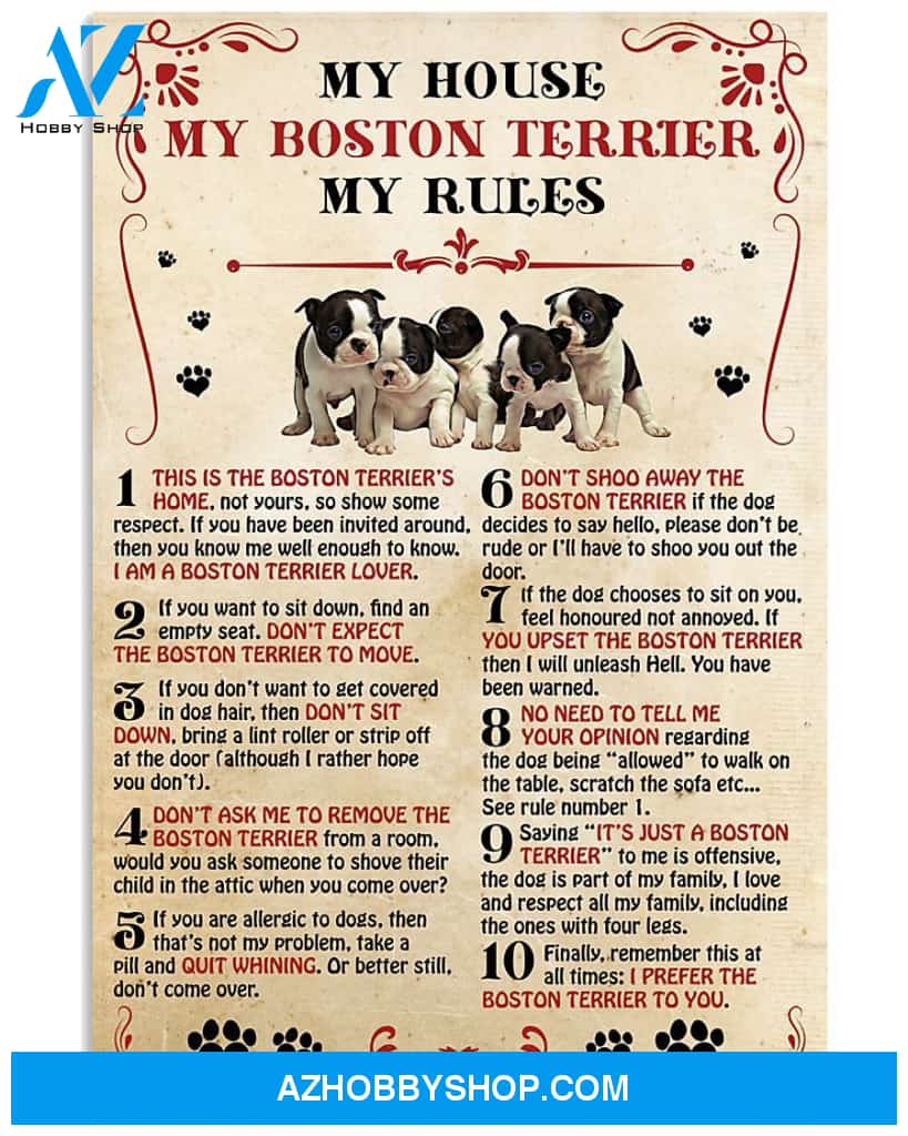 Boston Terrier 11x17 Poster