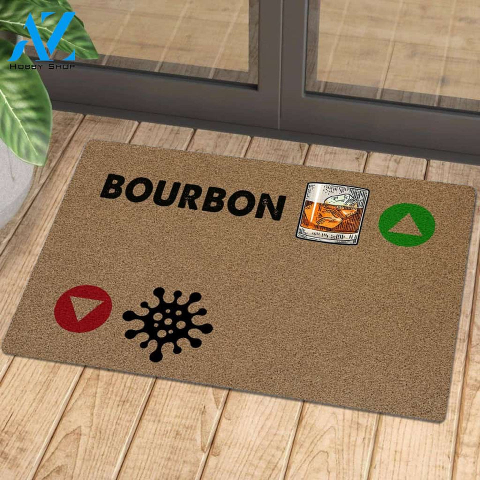 Bourbon Or Virus Doormat | Welcome Mat | House Warming Gift
