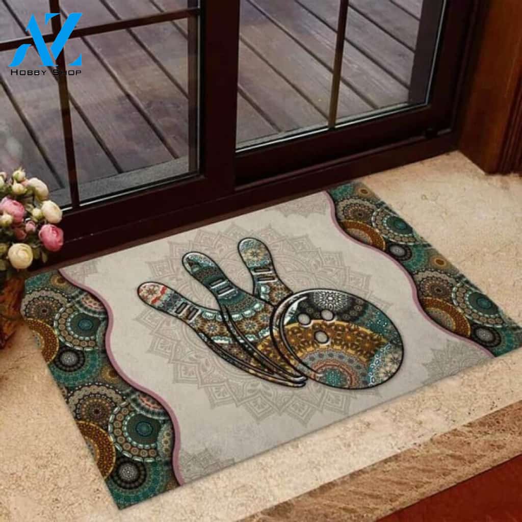 Bowling Mandala Doormat
