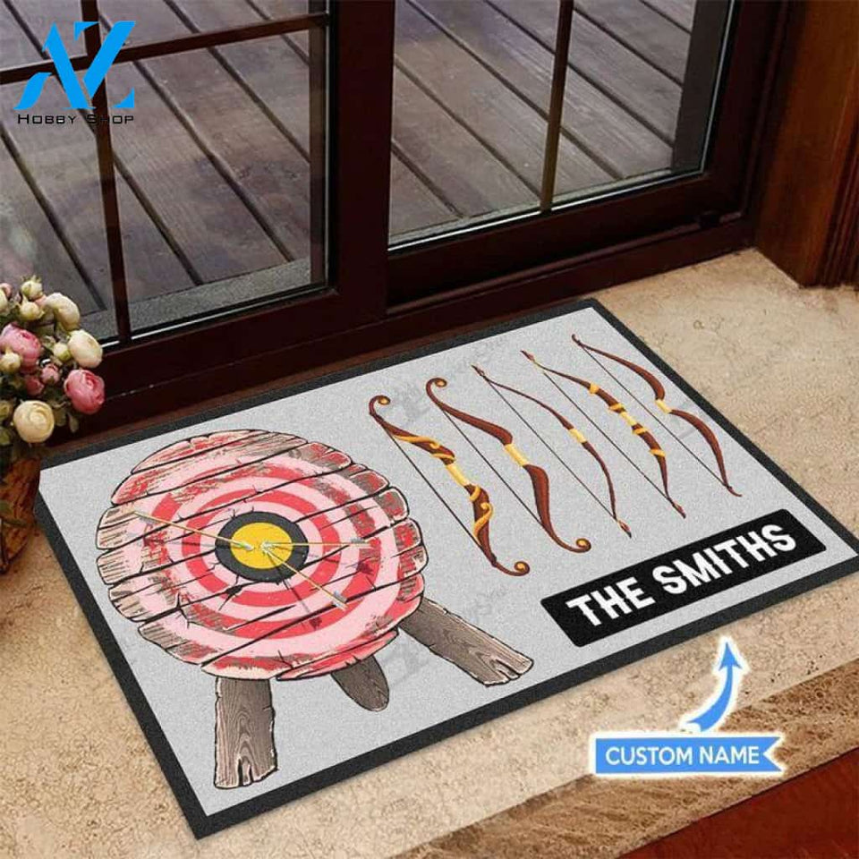 Bows and Target Archery Custom Doormat | Welcome Mat | House Warming Gift