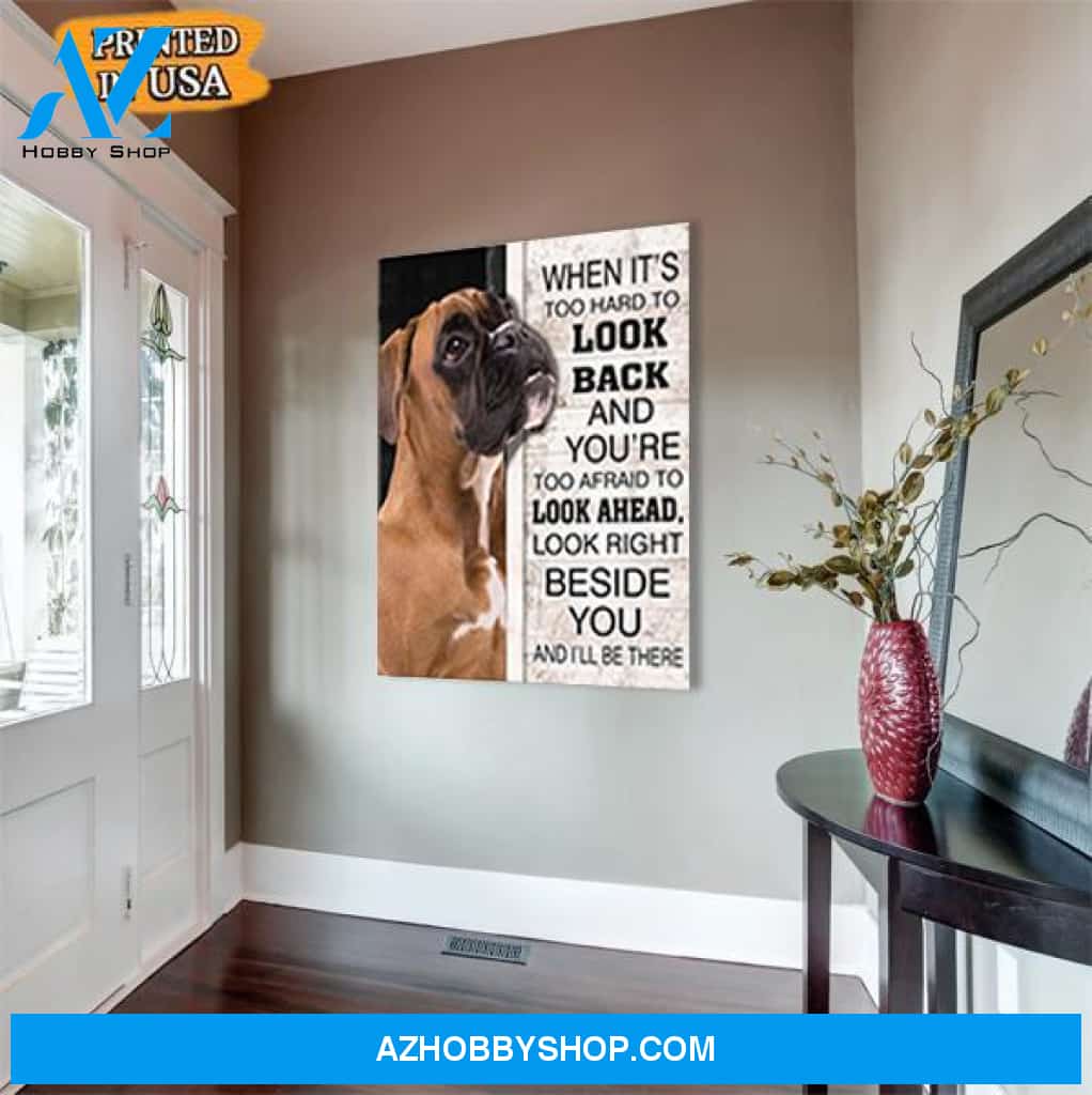 Boxer Dog Canvas Prints Wall Art - Matte Canvas