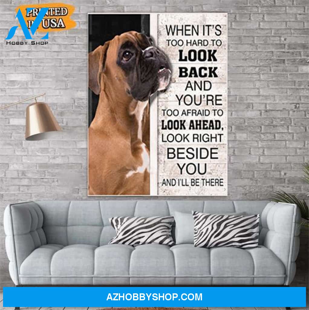 Boxer Dog Canvas Prints Wall Art - Matte Canvas