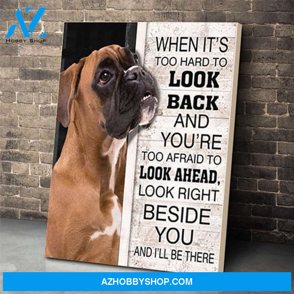 Boxer Dog Canvas Prints Wall Art - Matte Canvas