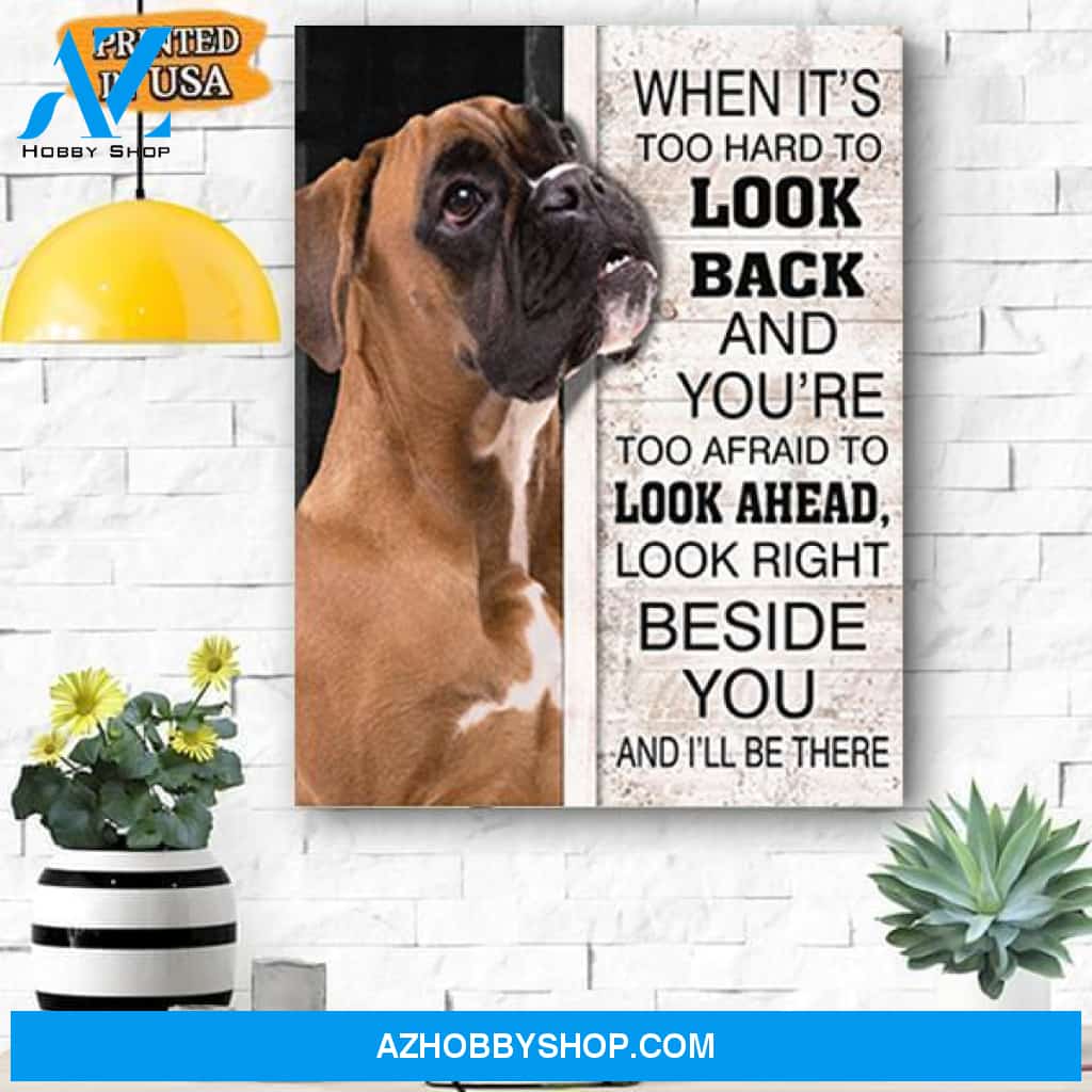 Boxer Dog Canvas Prints Wall Art - Matte Canvas