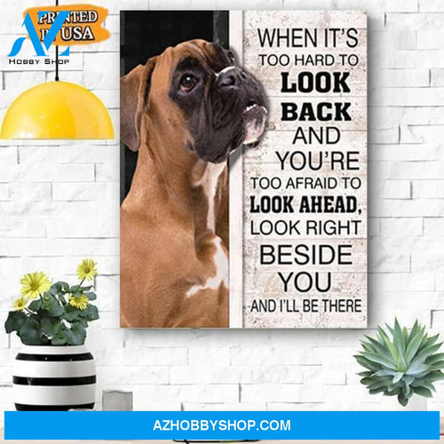 Boxer Dog Canvas Prints Wall Art - Matte Canvas