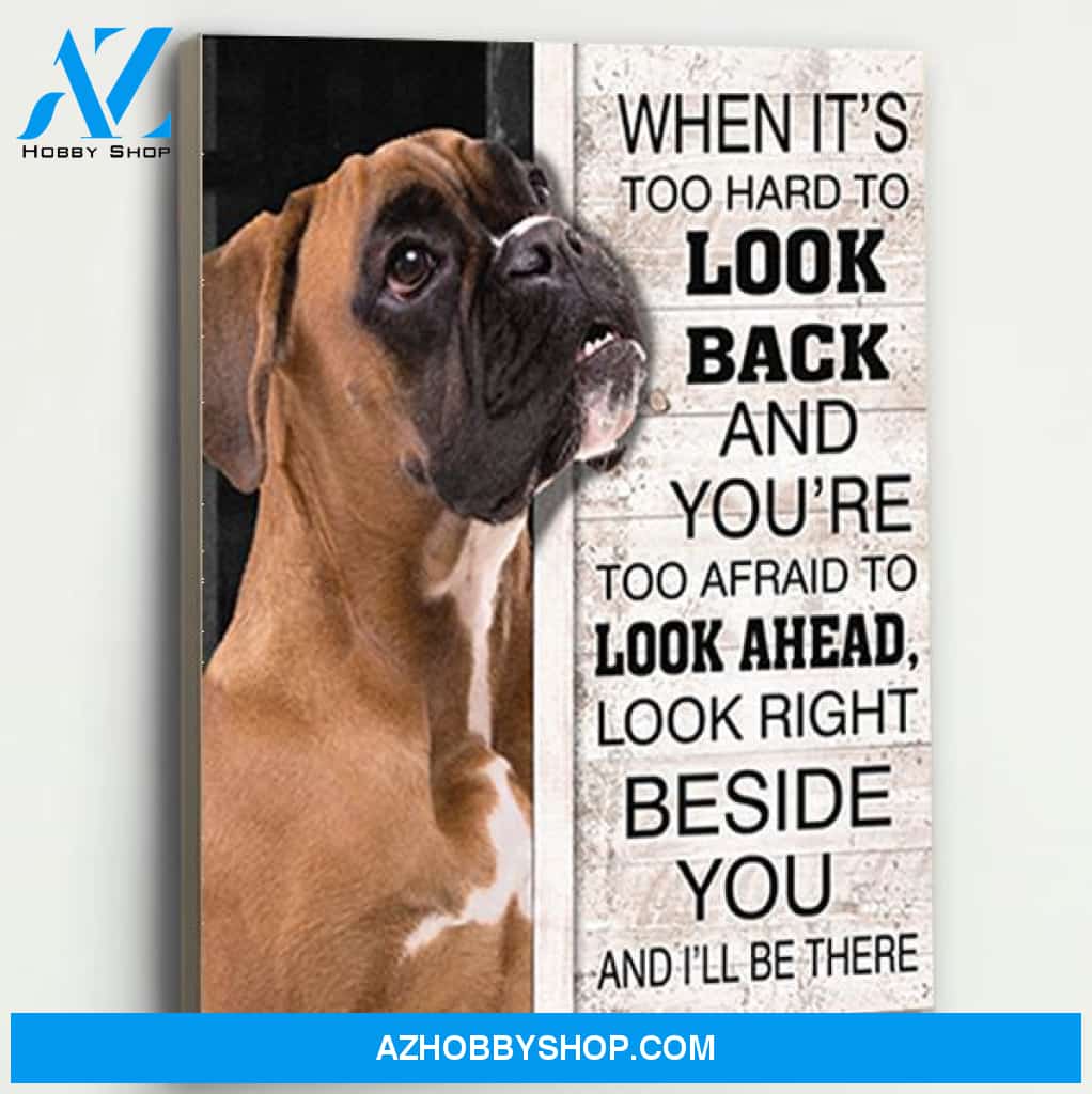 Boxer Dog Canvas Prints Wall Art - Matte Canvas
