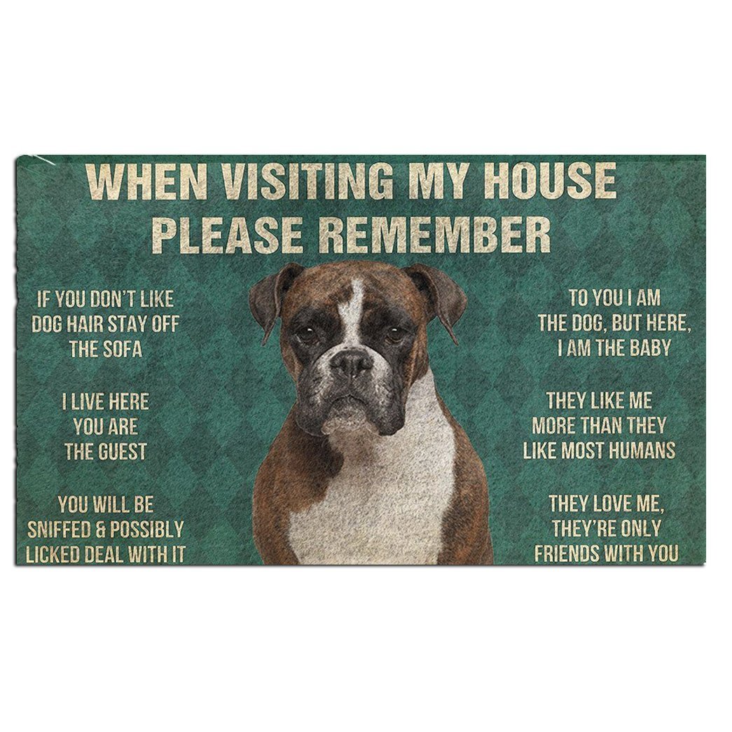 Boxer's Rules Doormat