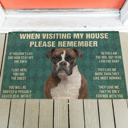 Boxer's Rules Doormat