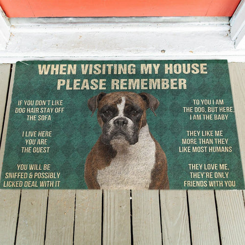 Boxer's Rules Doormat