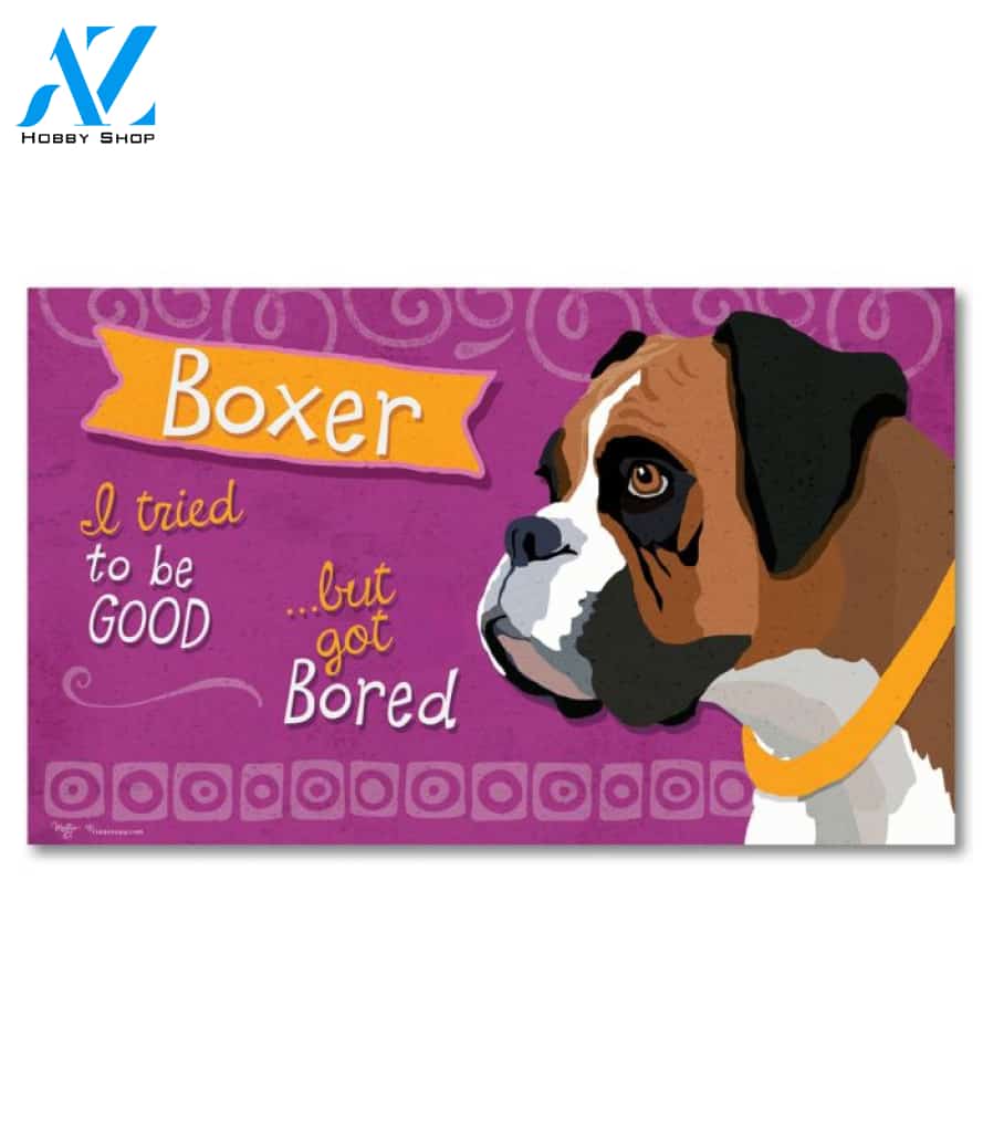 Boxer Doormat - 18" x 30"