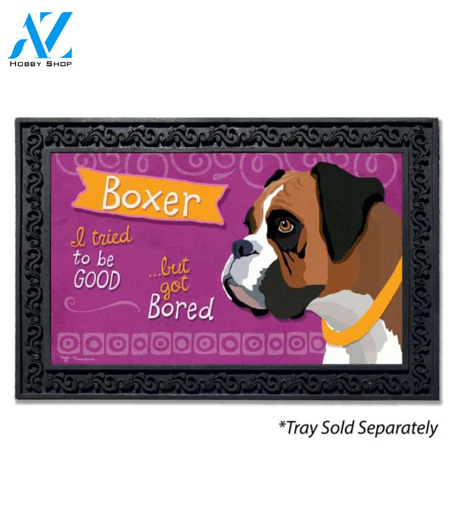 Boxer Doormat - 18" x 30"