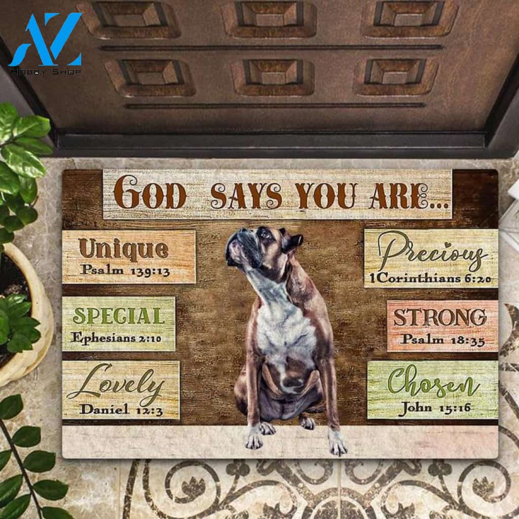 Boxer God Says You Are Doormat