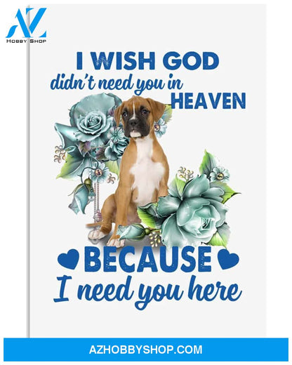 Boxer I Need You Boxer Lover Dog Mom Canvas And Poster Wall Decor Visual Art
