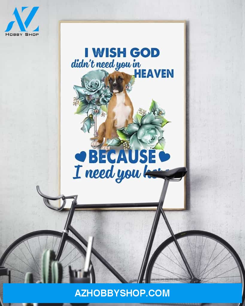 Boxer I Need You Boxer Lover Dog Mom Canvas And Poster Wall Decor Visual Art
