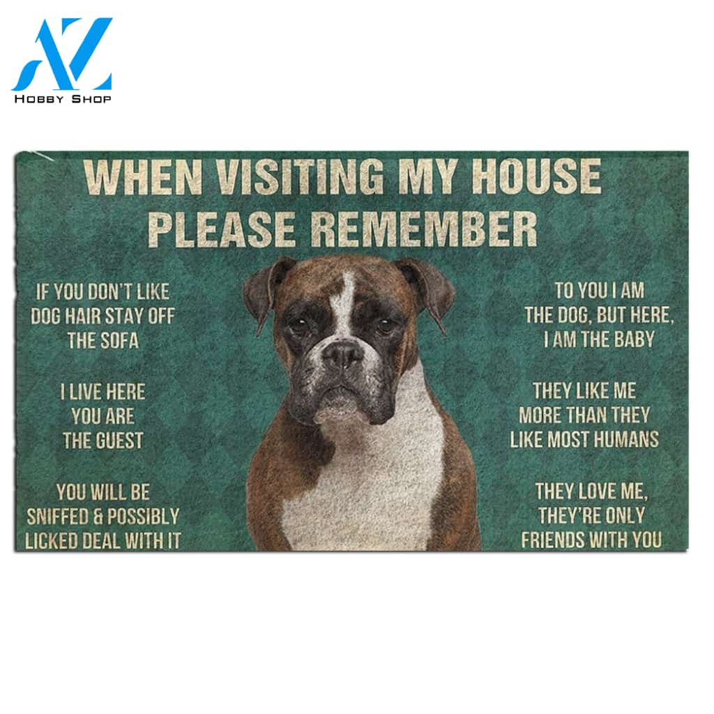 Boxer's Rules Doormat