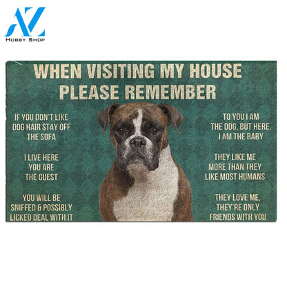 Boxer's Rules Doormat