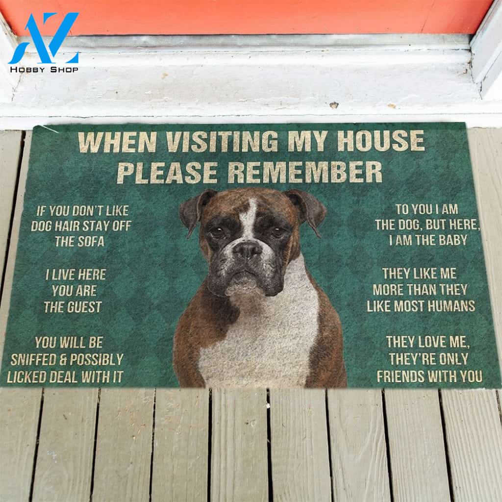 Boxer's Rules Doormat