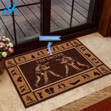 Boxing Basic Brown Custom Doormat | Welcome Mat | House Warming Gift