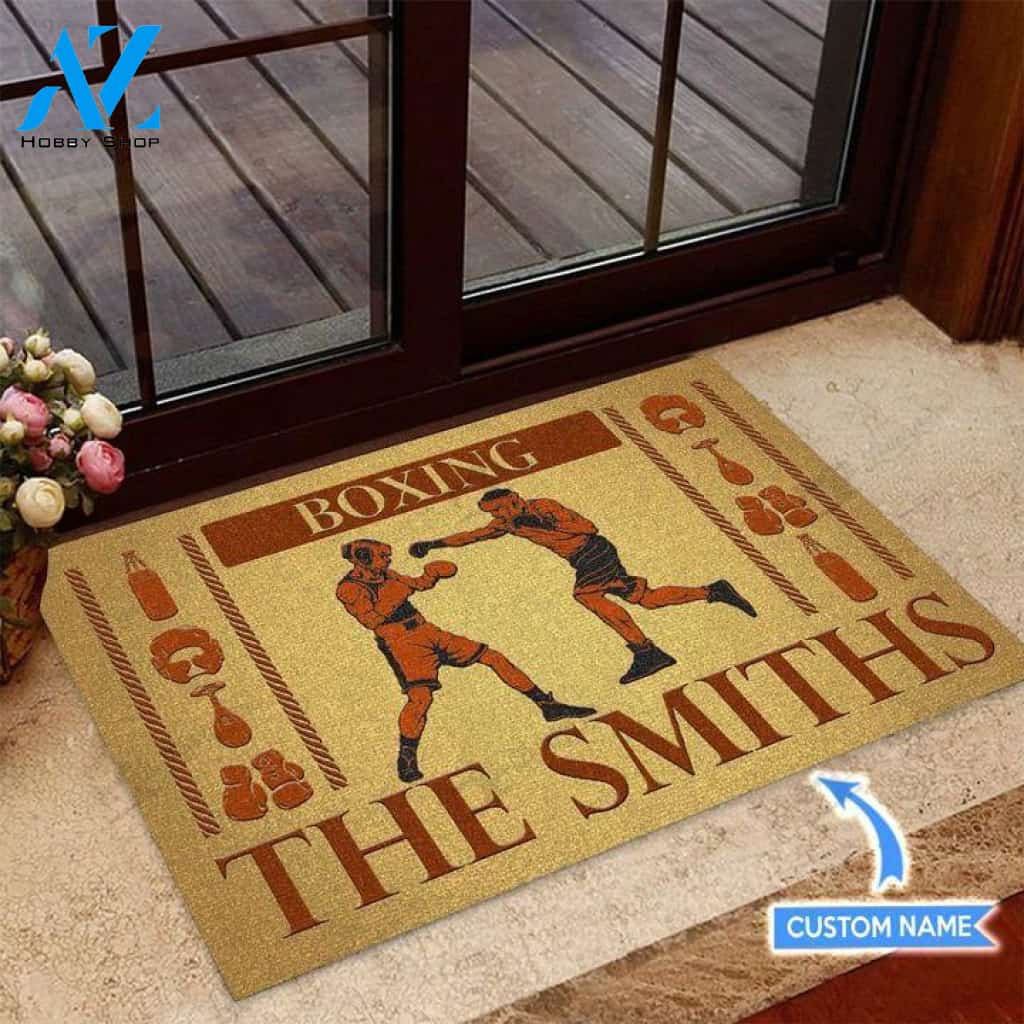 Boxing Old Unique Custom Doormat