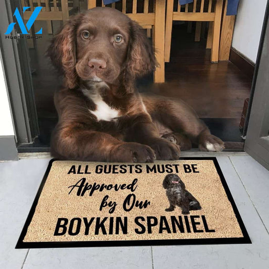 Boykin Spaniel Dog Easy Clean Welcome DoorMat | Felt And Rubber | 40x60 cm | 45x75 cm | 60x90 cm | Colorful | DO1269