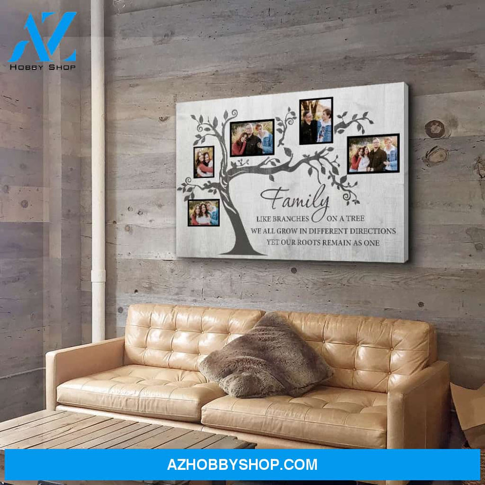 Branches On A Tree - Personalized Custom Photo Canvas