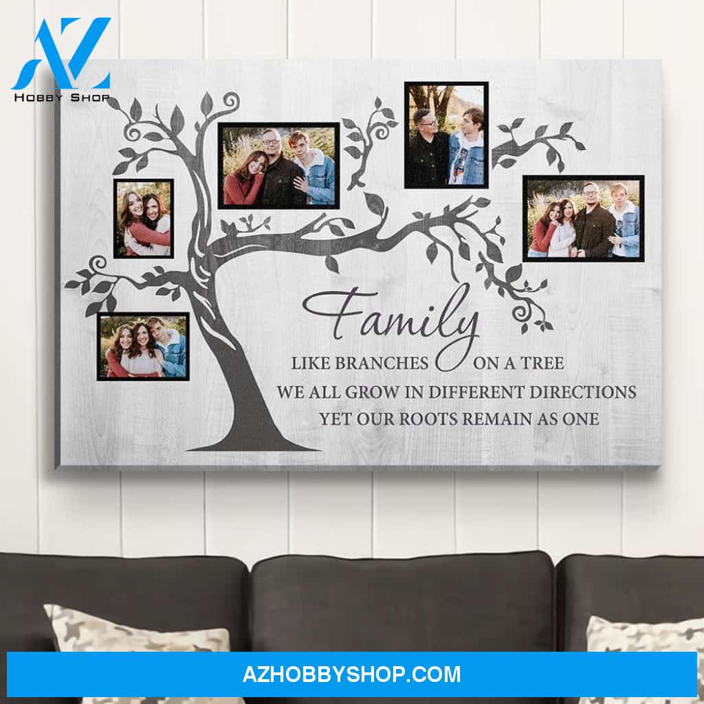 Branches On A Tree - Personalized Custom Photo Canvas