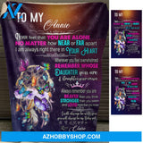 Braver Than You Think - Personalized Blanket - Gift For Daughter