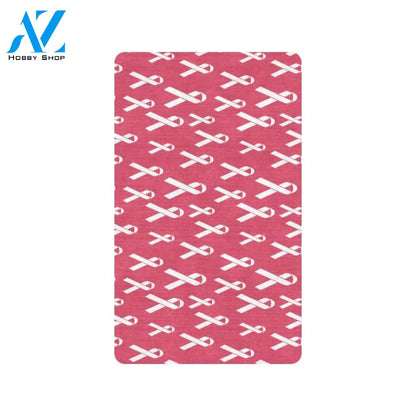 Breast Cancer Awareness Symbol Rubber Doormat
