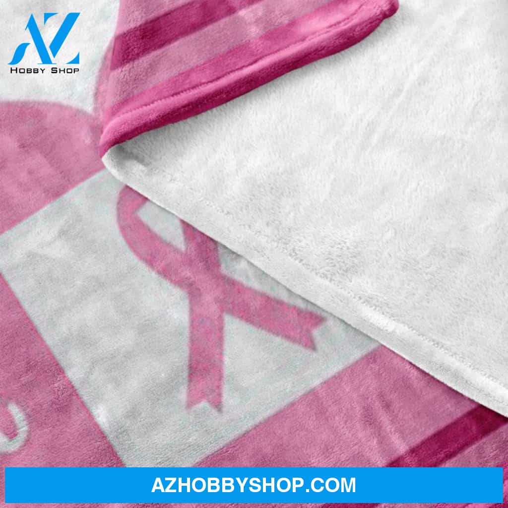 Breast Cancer Blanket - Live love laugh cancer blanket