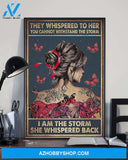 Breast Cancer They Whispered To Her - Matte Canvas, Gift for you, gift for her