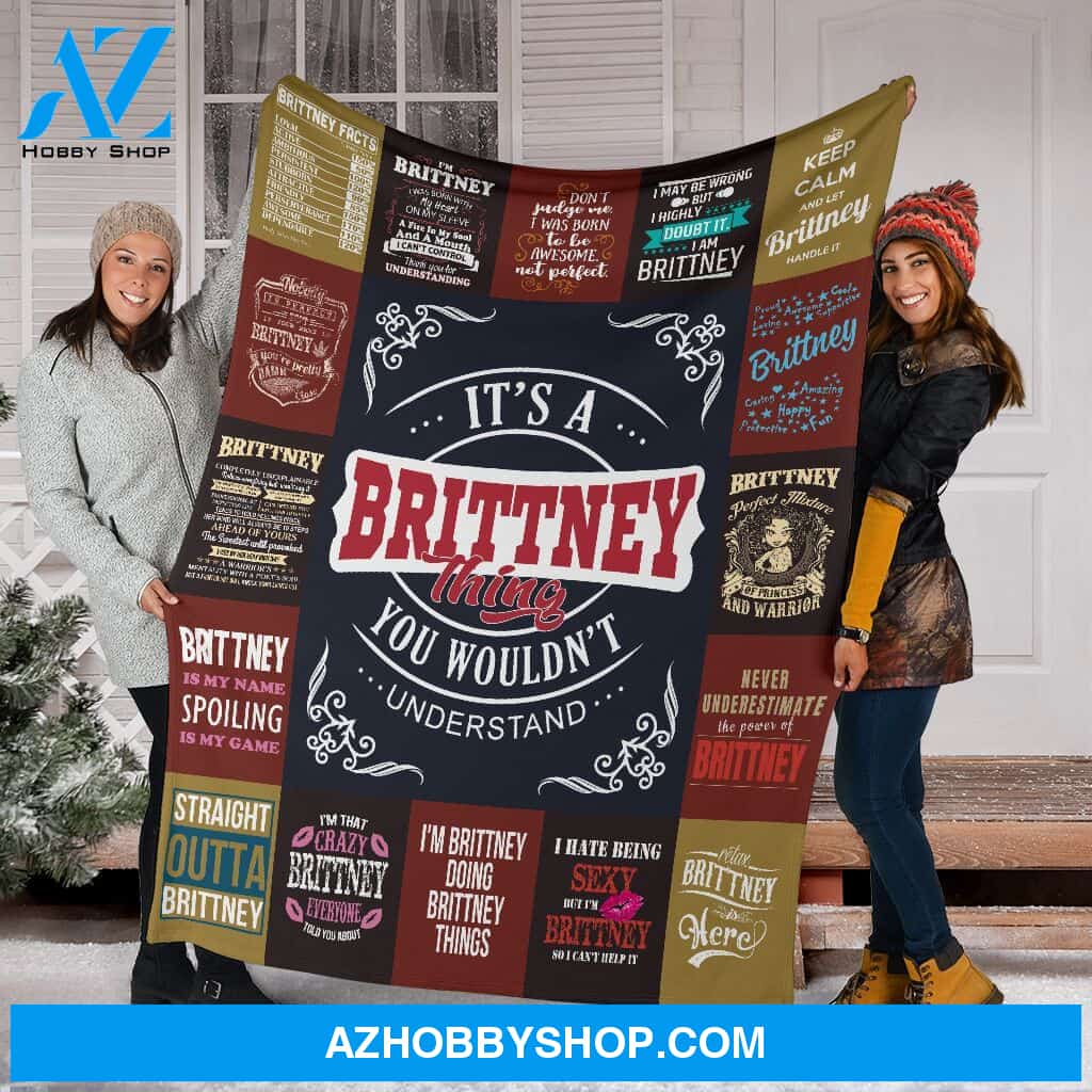 Brittney Premium Fleece Blanket