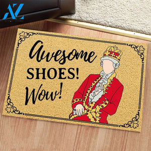 Broadway doormat - Awesome Wow - Shoes Indoor and Outdoor Doormat Warm House Gift Welcome Mat Gift for Labrador Lovers Birthday Gift